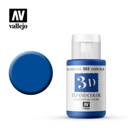 3d expand vallejo color dark blue 503
