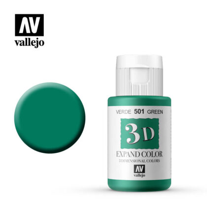 3d expand vallejo color green 501