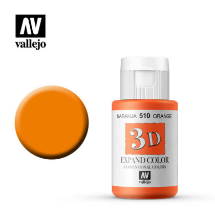 3d expand vallejo color orange 510