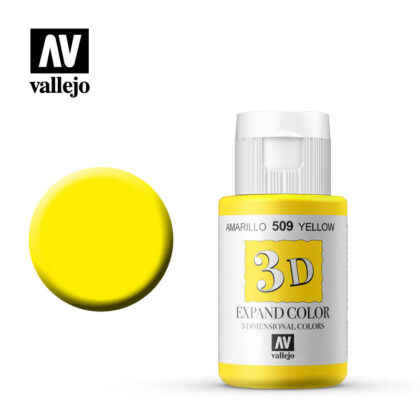 3d expand vallejo color yellow 509