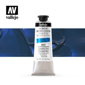 acrylic artist color vallejo fluorescent blue 622 60ml