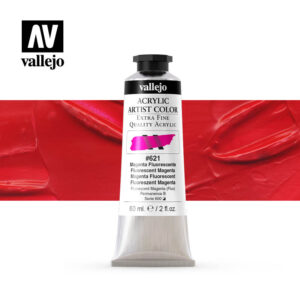 acrylic artist color vallejo fluorescent magenta 621 60ml