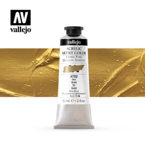 acrylic artist color vallejo gold 702 60ml