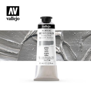 acrylic artist color vallejo silver 701 60ml