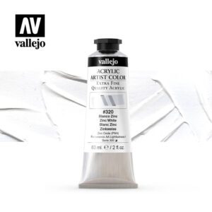 acrylic artist color vallejo zinc white 320 60ml