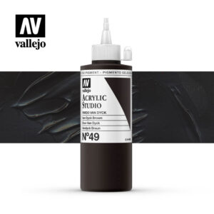 Vallejo Acrylic Studio Van Dyck Brown 49