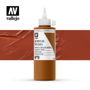 Vallejo Acrylic Studio Orange Iron Oxide 9