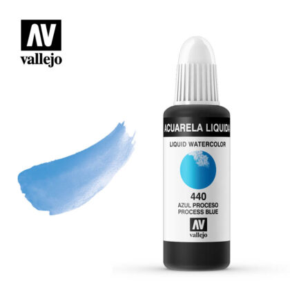 acuarela liquida vallejo primary blue 440