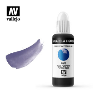 acuarela liquida vallejo purple blue 470