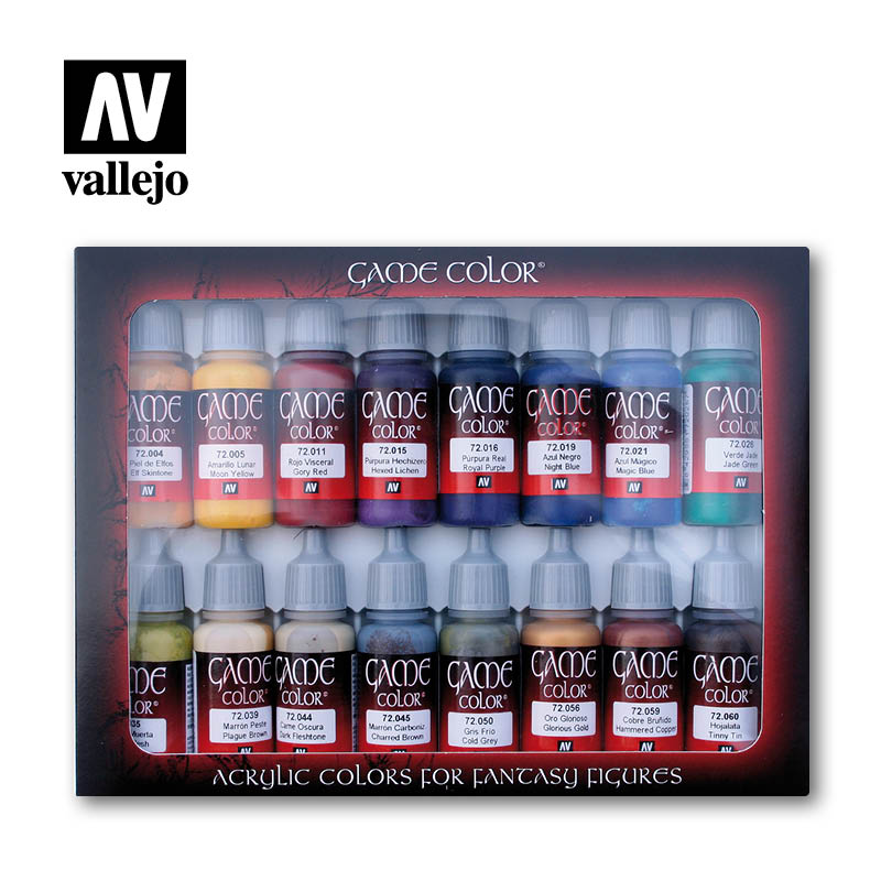Vallejo Basic Advanced - Vallejo Game Color Paint Set