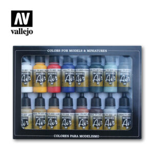 basic colors 71178 vallejo model air basic set