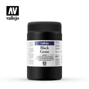black gesso vallejo 28491 500ml