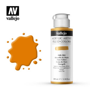 Vallejo Fluid Acrylic Mars Yellow 68304 100 ml