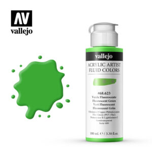 Vallejo Fluid Acrylic Verde Fluorescente 68623 100 ml