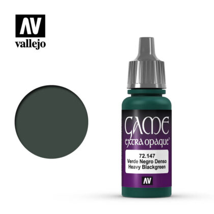 game color vallejo heavy black green 72147