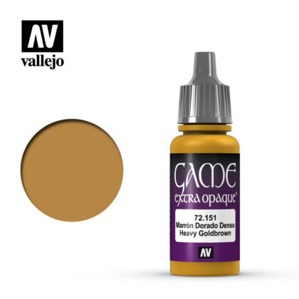 game color vallejo heavy gold brown 72151