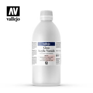 gloss acrylic permanent varnish vallejo 28517 500ml