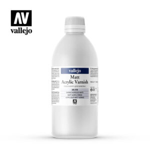 Matt Acrylic Permanent Varnish Vallejo 28.518 500 ml