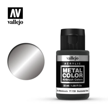 metal color vallejo gunmetal grey 77720
