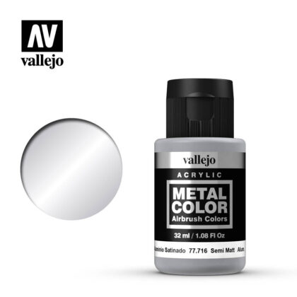 Metal Color Vallejo Semi Matt Aluminium 77716