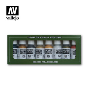 Metallic colors 70118 vallejo model color effects set