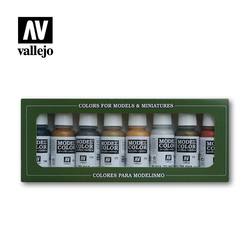 55174 for sale online Vallejo Model Color 70801 Brass Metallic 17ml 