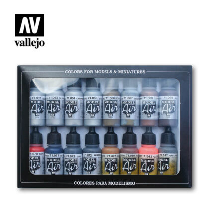 Metallic Effects 71181 vallejo model air effects set