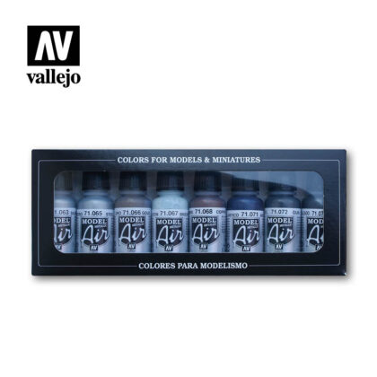Metallic model air colors 71176 vallejo effects set