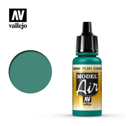 model air vallejo cockpit emerald green faded 71331