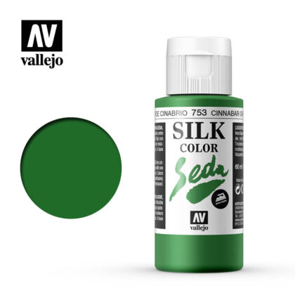 silk color vallejo cinnabar green 753 60ml