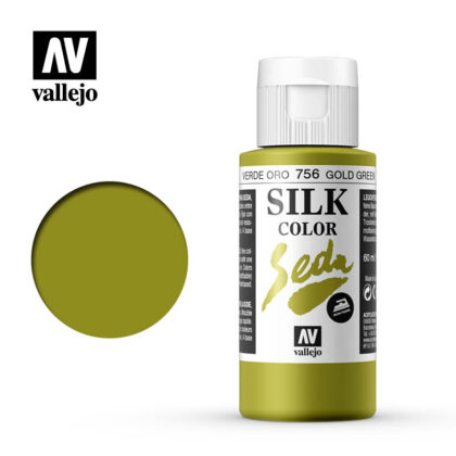 silk color vallejo gold green 756 60ml