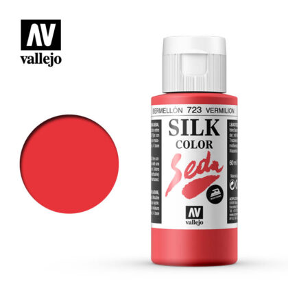 silk color vallejo vermilion 723 60ml