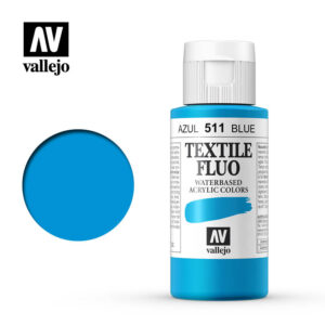 textile color vallejo fluorescent blue 511 60ml