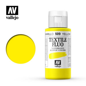textile color vallejo fluorescent yellow 509 60ml