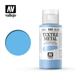 textile color vallejo metallic blue 545 60ml