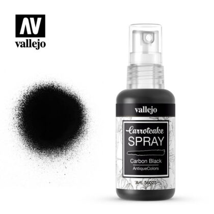vallejo carrotcake spray carbon black 56025