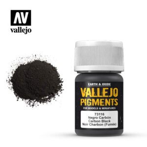 vallejo pigment carbon black smoke black 73116