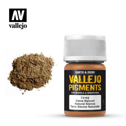vallejo pigment natural sienna 73105