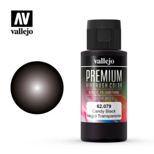 Premium Airbrush Color Vallejo Candy Black 62079