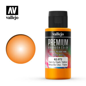 Premium Airbrush Color Vallejo Candy Dark Yellow 62072