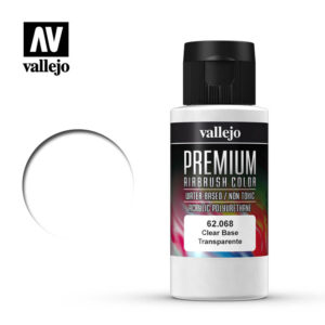 Premium Airbrush Color Vallejo Clear Base 62068