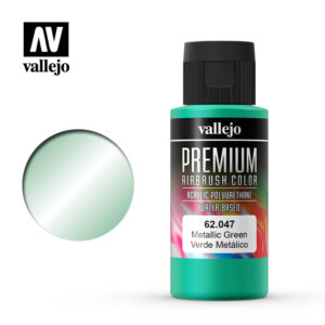 Premium Airbrush Color Vallejo Metallic Green 62047