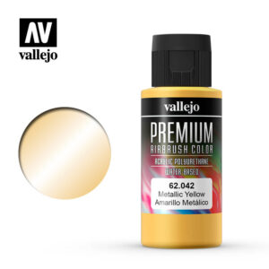 Premium Airbrush Color Vallejo Metallic Yellow 62042
