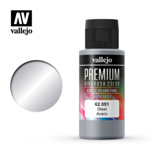 Premium Airbrush Color Vallejo Steel 62051