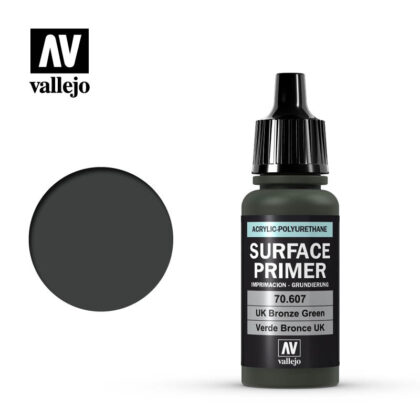 Vallejo Surface Primer Verde Bronce UK 70.607 17 ml