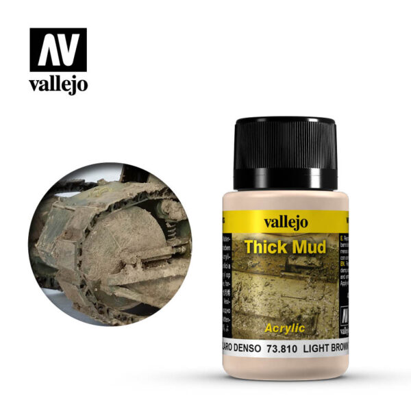 Vallejo Light Brown Thick Mud Model 200ml Paint Kit – Cobbco