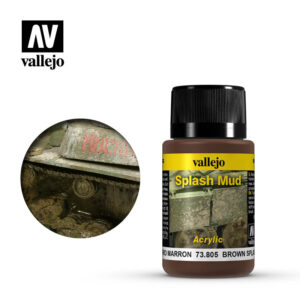 vallejo weathering effects wet brown splash mud 73805