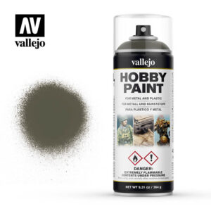 vallejo hobby spray paint 28003 russian green 4BO
