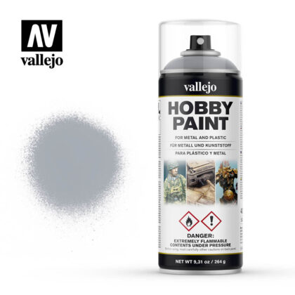 vallejo hobby spray paint 28021 silver
