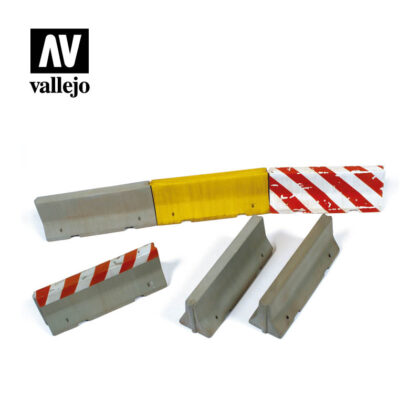 Diorama Accessories Vallejo Scenics Concrete Barriers SC214